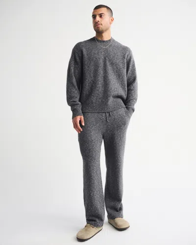 Abercrombie & Fitch Cozy Crew Sweater In Gray