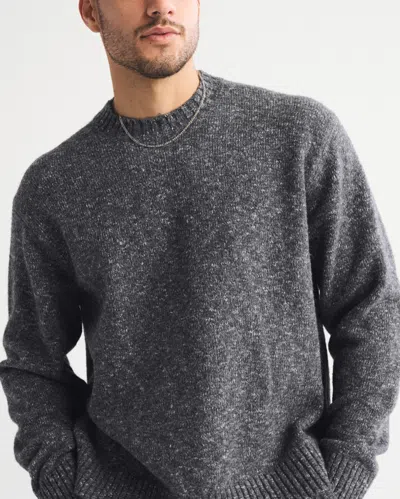 Abercrombie & Fitch Cozy Crew Sweater In Gray