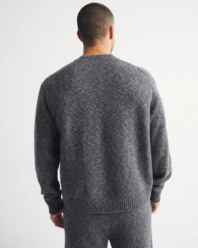 Abercrombie & Fitch Cozy Crew Sweater In Gray