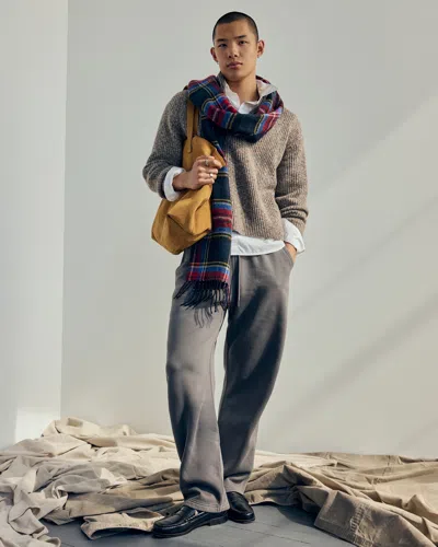 Abercrombie & Fitch A&f Essential Half-zip Sweater In Brown