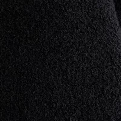 Abercrombie & Fitch Boucle Cardigan In Black