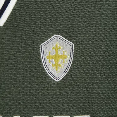 Abercrombie & Fitch West Village Soccer Jersey-inspired Sweater In Green