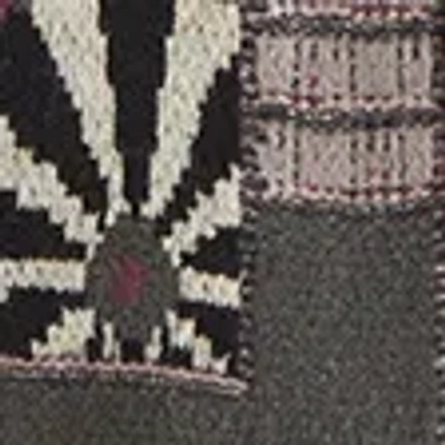 Abercrombie & Fitch Oversized Poker Graphic Crew Sweater In Gray