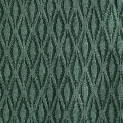 Abercrombie & Fitch Jacquard Pattern Button-through Sweater Polo In Black