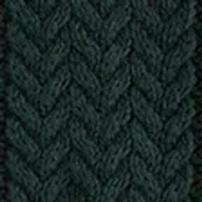 Abercrombie & Fitch Oversized Cable V-neck Sweater In Green