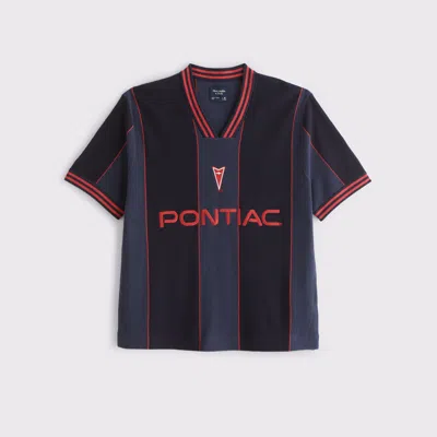 Abercrombie & Fitch Pontiac Soccer Jersey-inspired Sweater In Multi