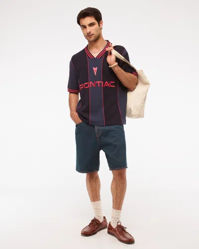 Abercrombie & Fitch Pontiac Soccer Jersey-inspired Sweater In Multi