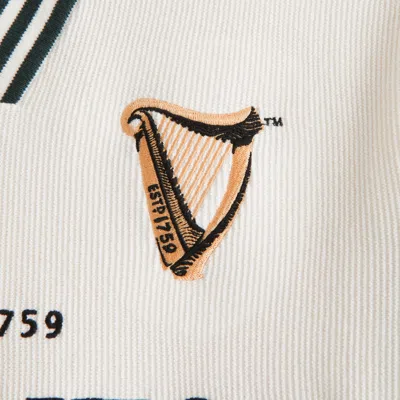 Abercrombie & Fitch Guinness Soccer Jersey-inspired Sweater In White