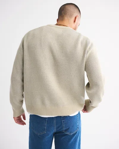 Abercrombie & Fitch Detroit Lions Crew Sweater In Neutral