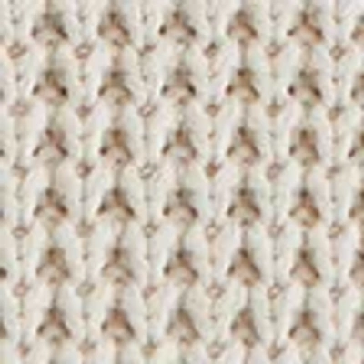 Abercrombie & Fitch Chunky Waffle Crew Sweater In Gray