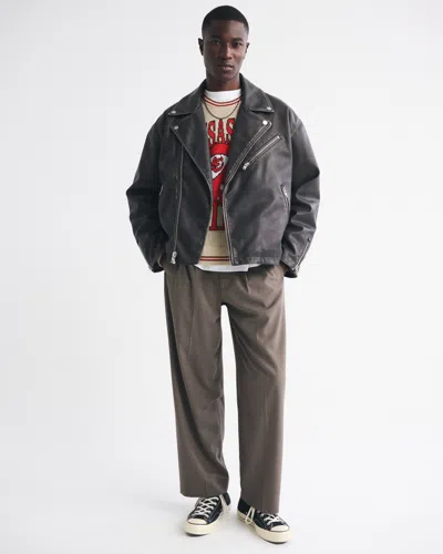 Abercrombie & Fitch Kansas City Chiefs Crew Sweater In Black