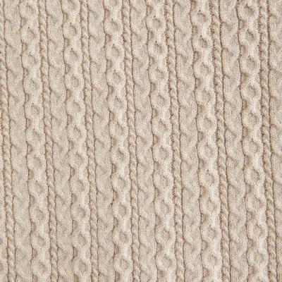 Abercrombie & Fitch Cable Button-through Sweater Polo In Brown