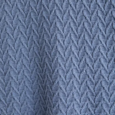 Abercrombie & Fitch Pima Cotton Johnny Collar Sweater Polo In Blue