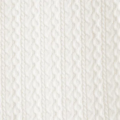 Abercrombie & Fitch Cable Button-through Sweater Polo In White