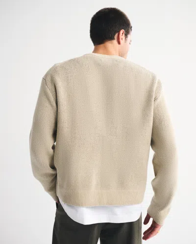 Abercrombie & Fitch Chicago Bears Crew Sweater In Gray