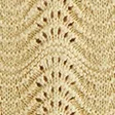 Abercrombie & Fitch Wavy Crochet-style Button-through Sweater Polo In Brown