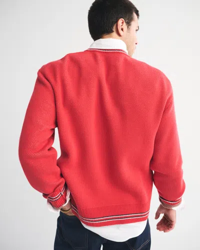 Abercrombie & Fitch San Francisco 49ers Crew Sweater In Red