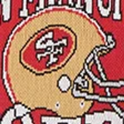 Abercrombie & Fitch San Francisco 49ers Crew Sweater In Red