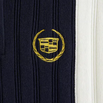 Abercrombie & Fitch Cadillac Zip Sweater Polo In Black