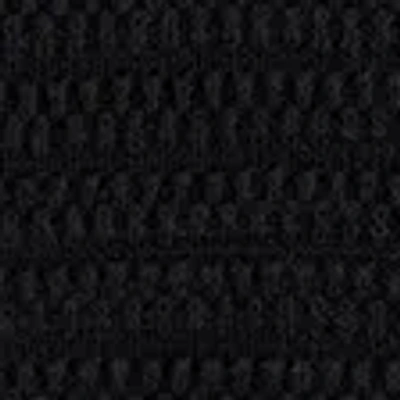 Abercrombie & Fitch Textural Striped Johnny Collar Sweater Polo In Black