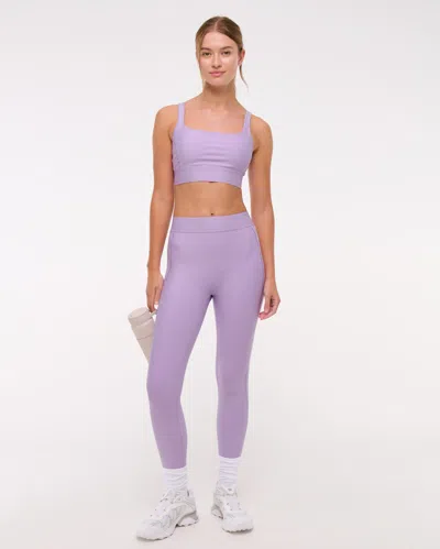 Abercrombie & Fitch Ypb Sculptlux 7/8-length Legging In Purple
