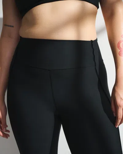 Abercrombie & Fitch Ypb Sculptlux Curve Love 7/8-length Legging In Black