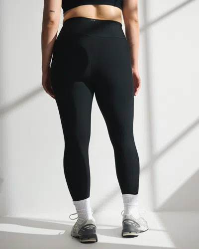 Abercrombie & Fitch Ypb Sculptlux Curve Love 7/8-length Legging In Black