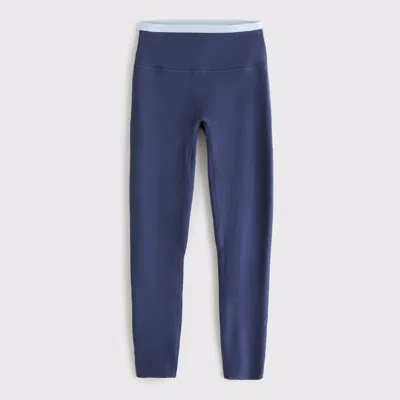 Abercrombie & Fitch Ypb Studioflex 7/8-length Legging In Blue