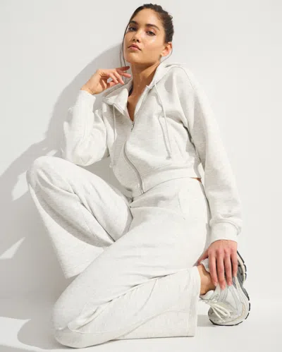 Abercrombie & Fitch Ypb Neoknit On The Go Straight Leg Pant In Gray