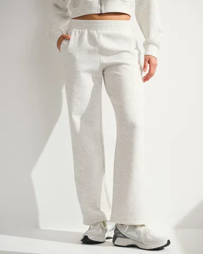 Abercrombie & Fitch Ypb Neoknit On The Go Straight Leg Pant In Gray