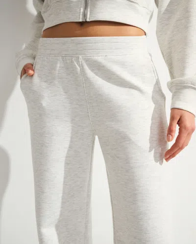 Abercrombie & Fitch Ypb Neoknit On The Go Straight Leg Pant In Gray