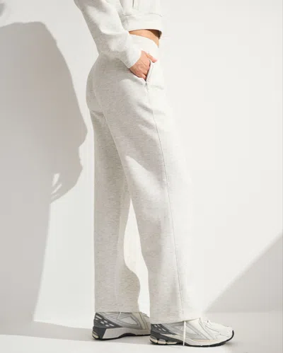 Abercrombie & Fitch Ypb Neoknit On The Go Straight Leg Pant In Gray