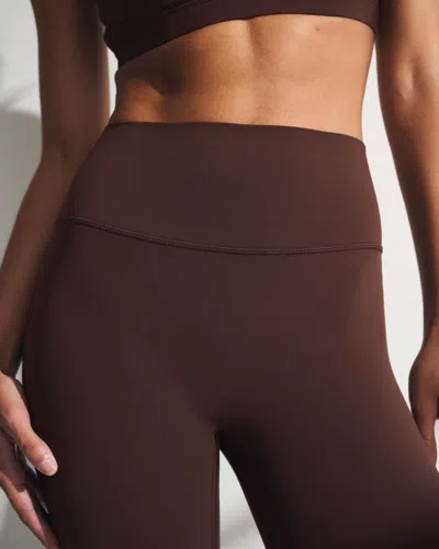 Abercrombie & Fitch Ypb Studioflex 7/8-length Legging In Brown