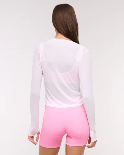 Abercrombie & Fitch Ypb Studioflex Bike Short In Pink