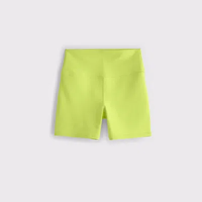 Abercrombie & Fitch Ypb Sculptlux Bike Short In Yellow