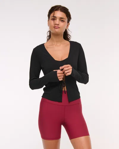 Abercrombie & Fitch Ypb Sculptlux Bike Short In White