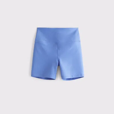 Abercrombie & Fitch Ypb Sculptlux Bike Short In Blue