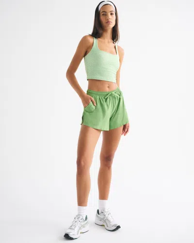 Abercrombie & Fitch Ypb Sprinttek Lined Flyaway Short In Green