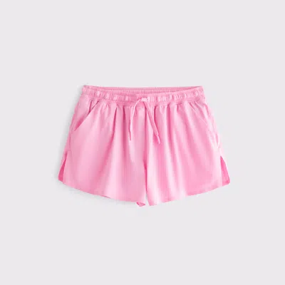 Abercrombie & Fitch Ypb Sprinttek Lined Flyaway Short In Pink