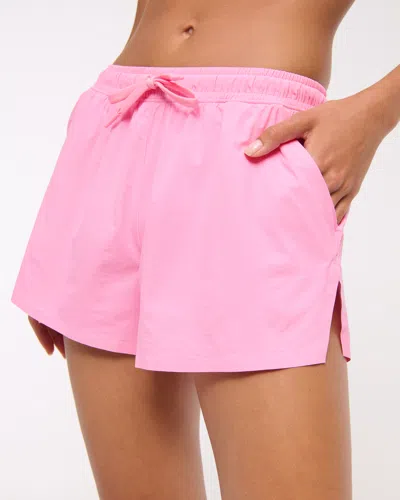 Abercrombie & Fitch Ypb Sprinttek Lined Flyaway Short In Pink