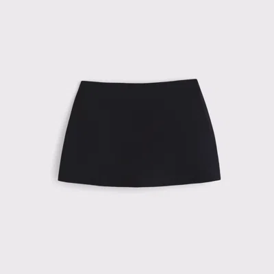 Abercrombie & Fitch Ypb Studioflex Mid Rise Mini Skirt In Black