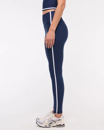 Abercrombie & Fitch Ypb Sculptlux 7/8-length Legging In Blue