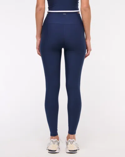 Abercrombie & Fitch Ypb Sculptlux 7/8-length Legging In Blue