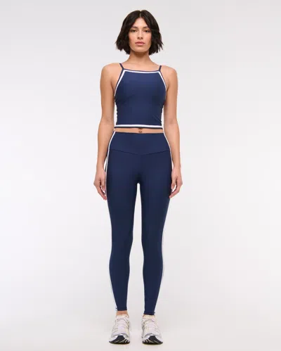 Abercrombie & Fitch Ypb Sculptlux 7/8-length Legging In Blue
