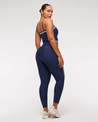 Abercrombie & Fitch Ypb Sculptlux Curve Love 7/8-length Legging In Blue