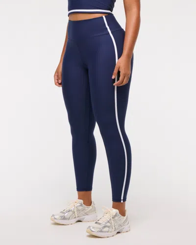 Abercrombie & Fitch Ypb Sculptlux Curve Love 7/8-length Legging In Blue
