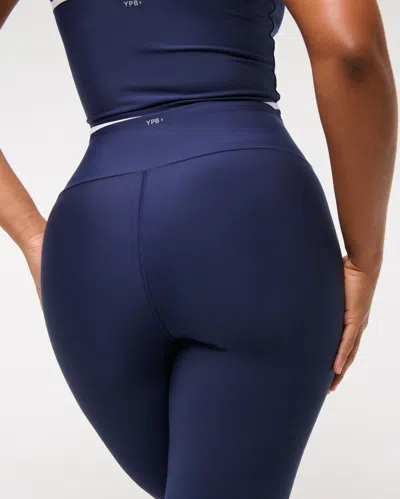 Abercrombie & Fitch Ypb Sculptlux Curve Love 7/8-length Legging In Blue