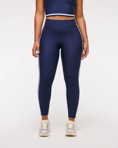 Abercrombie & Fitch Ypb Sculptlux Curve Love 7/8-length Legging In Blue