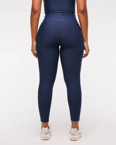 Abercrombie & Fitch Ypb Sculptlux Curve Love 7/8-length Legging In Blue