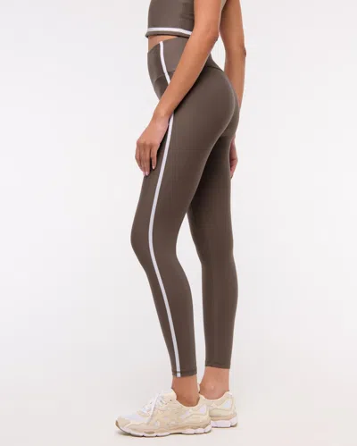 Abercrombie & Fitch Ypb Sculptlux 7/8-length Legging In Gray